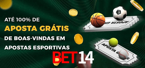 BET14 Ate 100% de Aposta Gratis