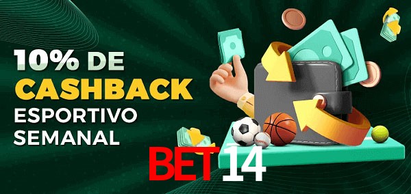 10% de bônus de cashback na BET14